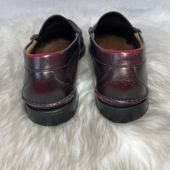 Johnston & Murphy VTG Crown Aristocrat Brown Leather Tassel Loafers Sz 10.5 D/B - Picture 3 of 6